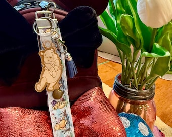 Winnie The Pooh Disney Ear Holder for Backpack Minnie Ear Holder Ear Saver Disney Parks headband storage, Pooh Ear Holder Personalized