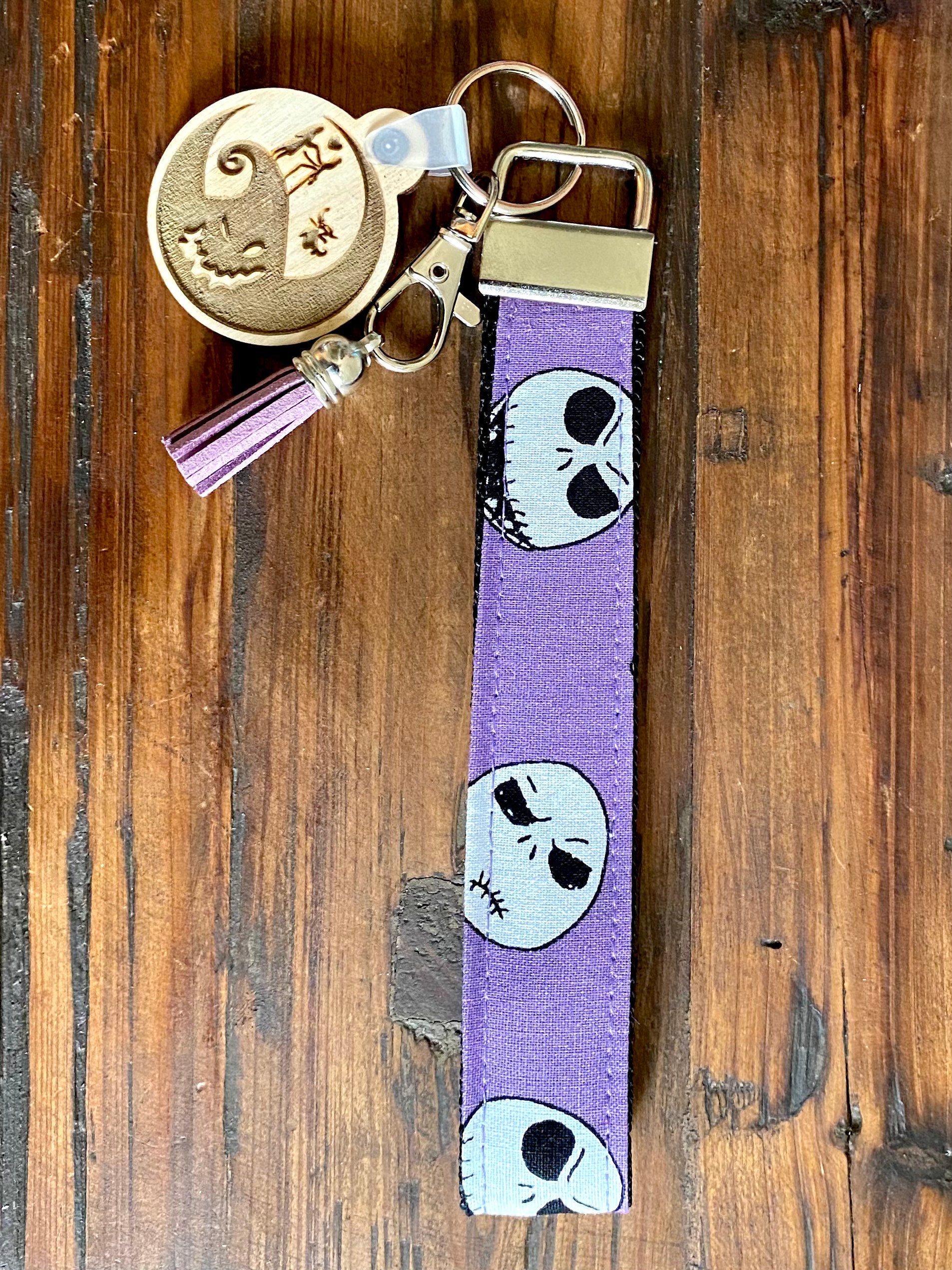 Disney Nightmare Before Christmas Keychain With Laser Engraved Etsy