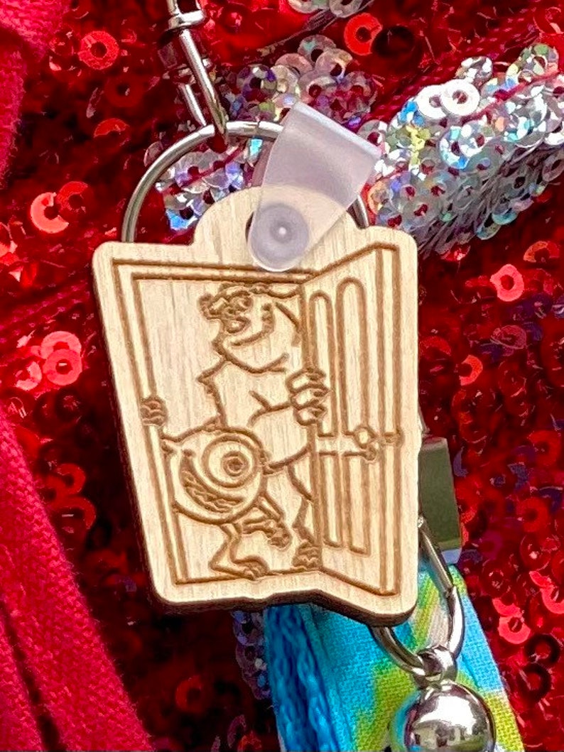 Monsters Inc Disney Ear Holder for Backpack W/ Charm Ear Saver Etsy