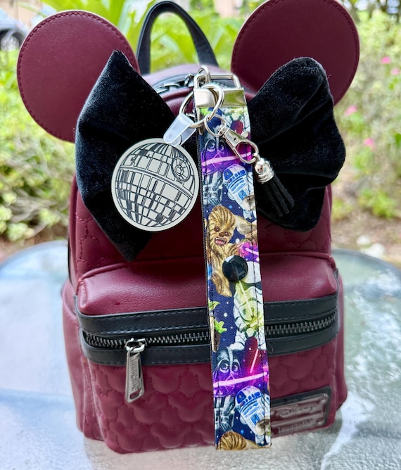 disney mini backpack loungefly burgandy EXCLUSIVE DROP: Parks Disney California Adventure Foo LF Lounge VIP debossed front panel with multiple pin holes so you can decorate it with your favourite badges Star Wars Ear Holder for