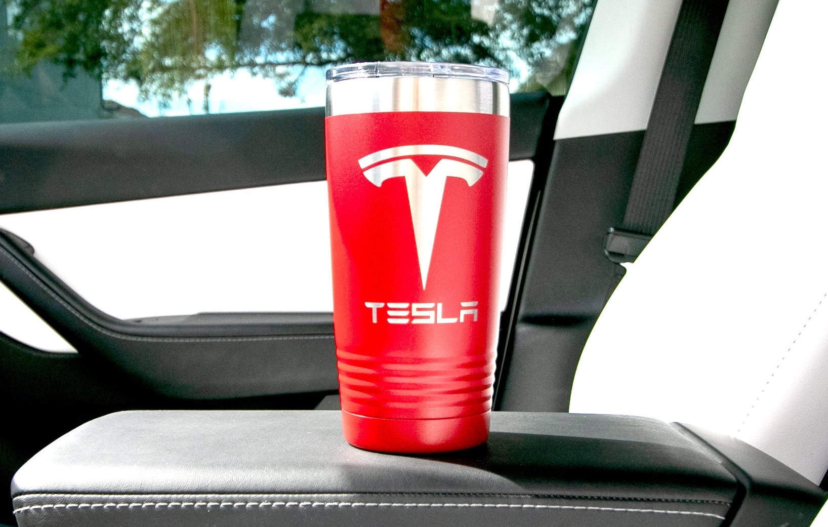 Custom Tesla Tumbler Mug Hydro Flask Stainless Steel With Temperature