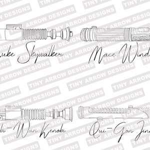 Personalized Star Wars Lightsaber Water Bottle: Laser Engraved 32oz Gift bild 9