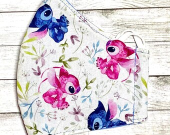 Stitch Face Mask - Stitch face cover - Lilo and Stitch mask - Masks for Kids Disney Face Mask