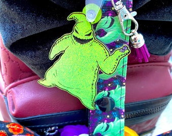 Oogie Boogie Mickey Ears Holder: Halloween Backpack Charm