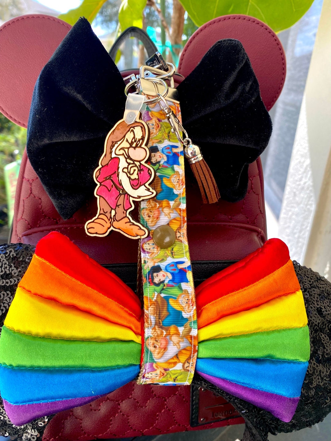 Disney Ear Holder Snow White for Backpack Ear Saver Custom Grumpy Charm Ears Saver Mickey Ears