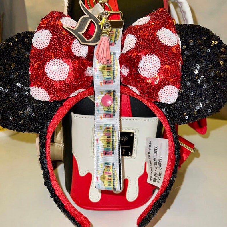 Cinderella Disney Ear Holder for Backpack W/ Gus Gus Charm Etsy