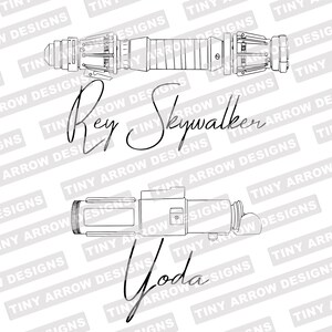 Personalized Star Wars Lightsaber Water Bottle: Laser Engraved 32oz Gift bild 10