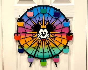 Jumbo Disney California Adventure Mickeys Fun Wheel Wall Hanging Disney Gift Disneyland Wall Art Disney Office Decor Disney Birthday Gift