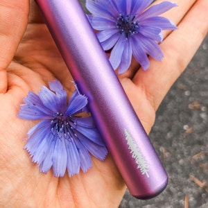 2 Pack Smell Proof Doob Tube Unbreakable Joint Holder, Waterproof, Airtight, Aluminum HighTree Joint Case Purple