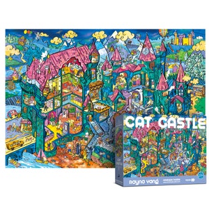 Antelope Cat Castle 1000 Piece Jigsaw Puzzle