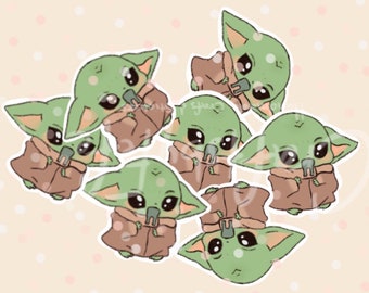 Baby Yoda Kawaii Etsy Baby Yoda Kawaii Etsy