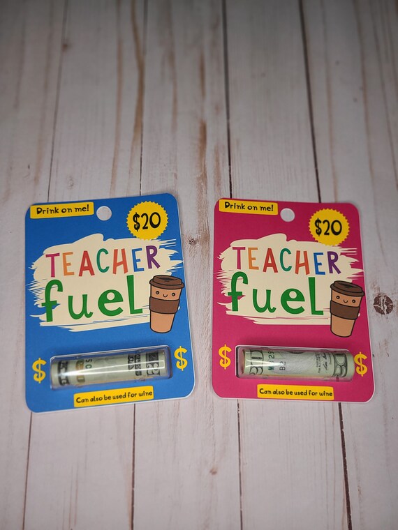 Teacher Gift Card Teacher Appreciation School Gift Etsy