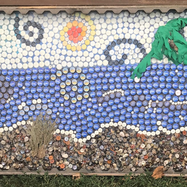 Bottle Cap Mosaic Etsy