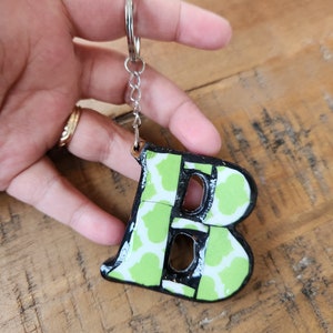 Monogram Mosaic Key Chain B