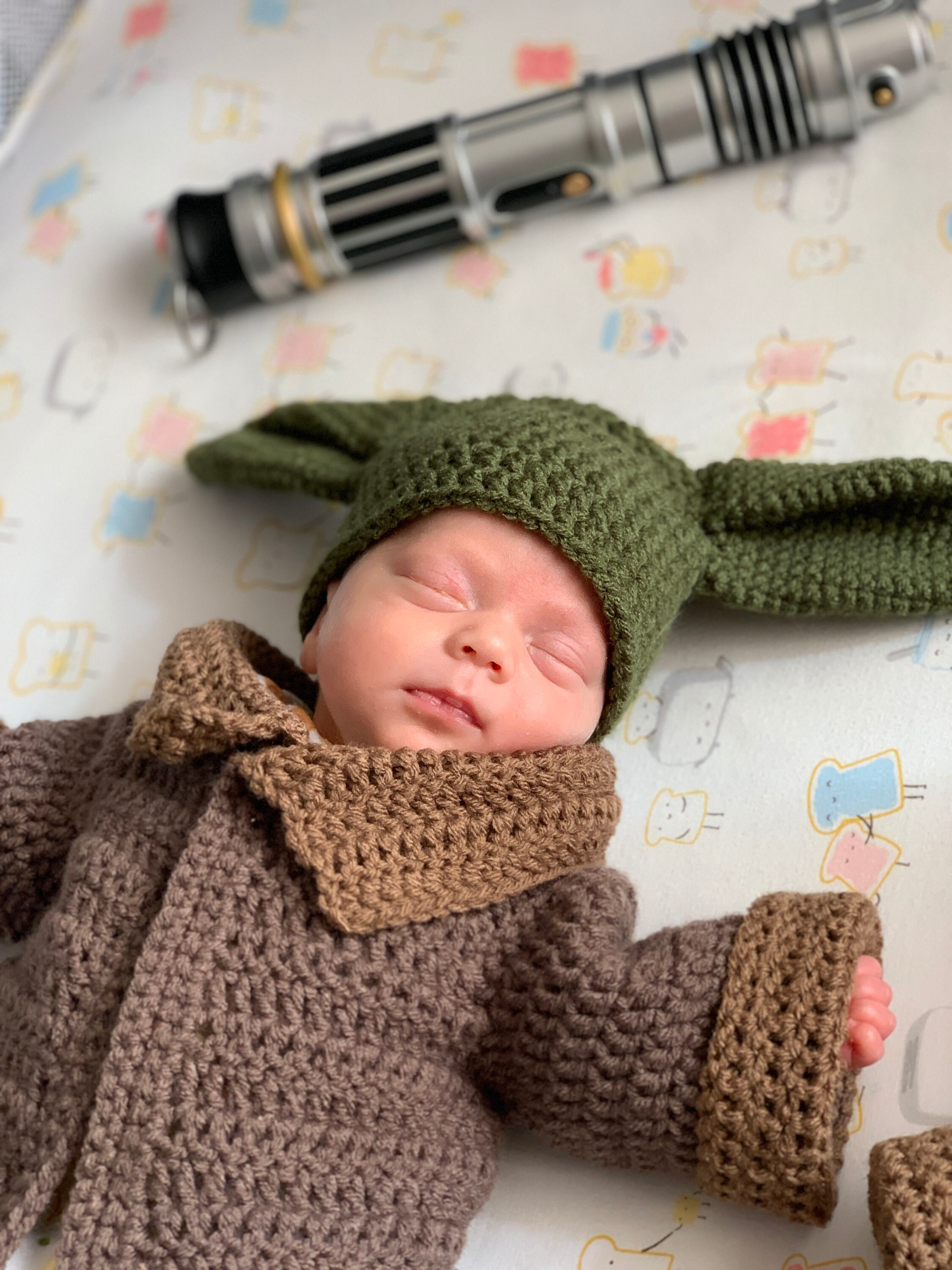 Baby yoda costume crochet pattern new arrivals