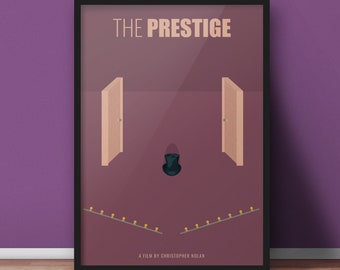 The Prestige Poster - Minimalist Movie Print - Best Movie Gift