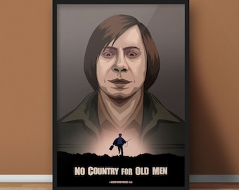 No Country For Old Men Poster: Minimalist Movie Print