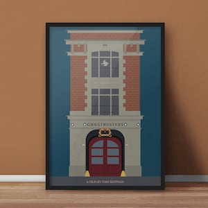 Ghostbusters Poster - Minimalist Movie Print - Best Movie Gift