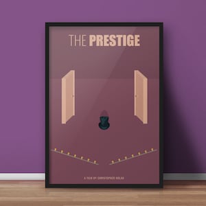 The Prestige Poster - Minimalist Movie Print - Best Movie Gift