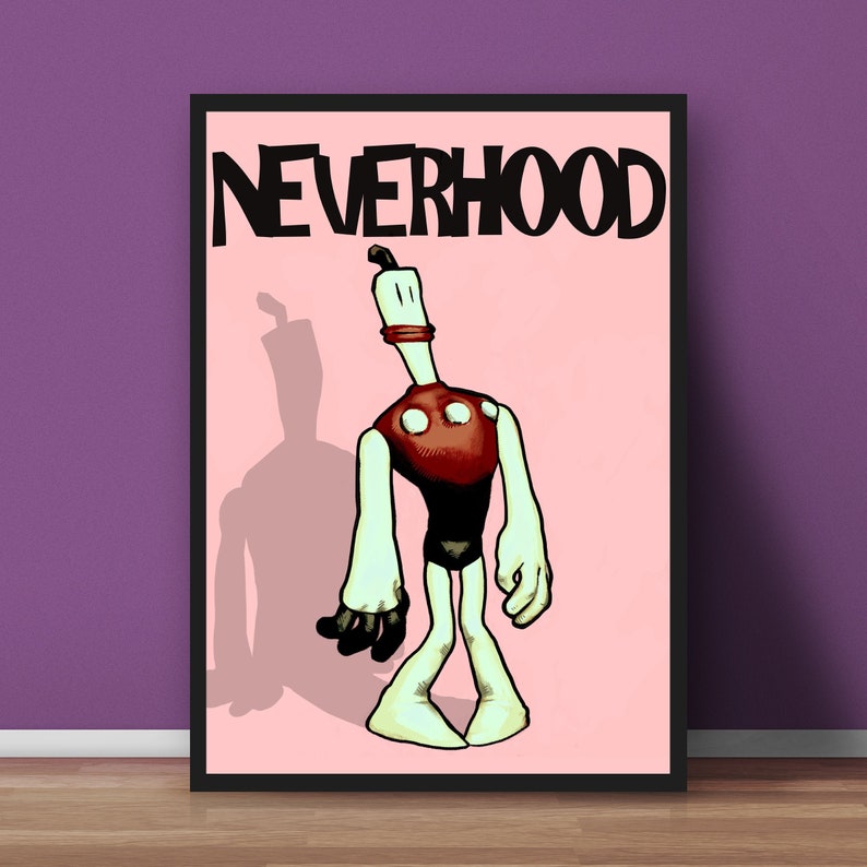 The Neverhood Poster Minimalist Video Game Art Print Best - Etsy