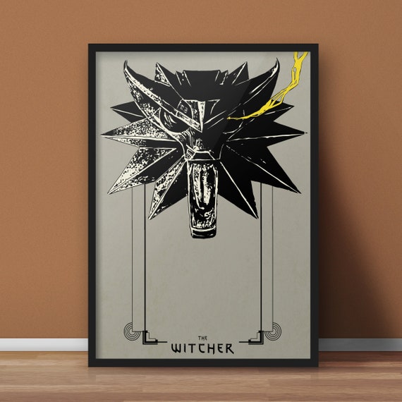 The Witcher video Game Drawing Print -  Hong Kong