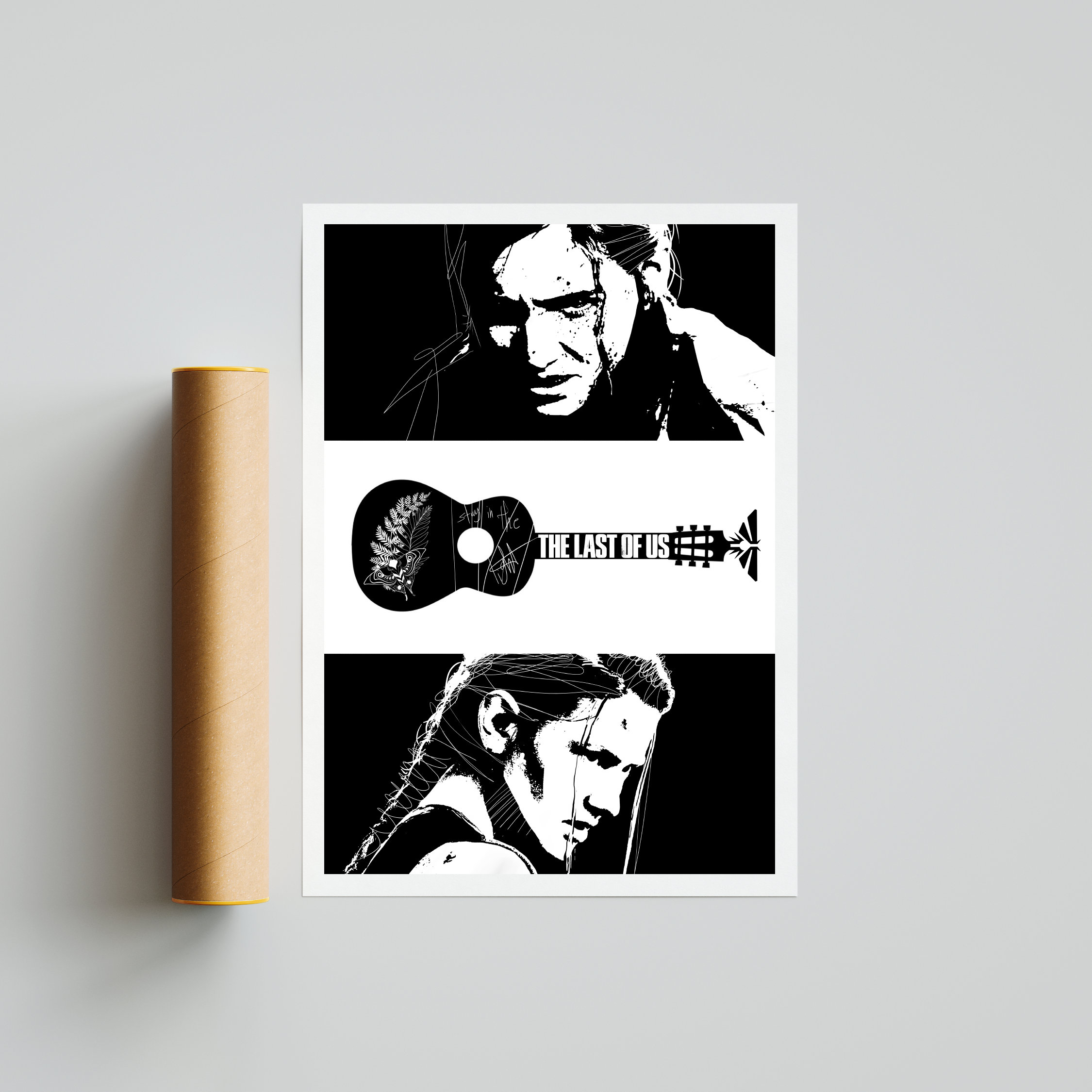 The Last of Us Poster Minimalist Game Art Print Perfect Gift for Gamers ...