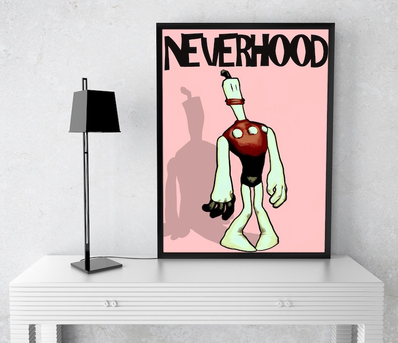 The Neverhood Poster Minimalist Video Game Art Print Best - Etsy