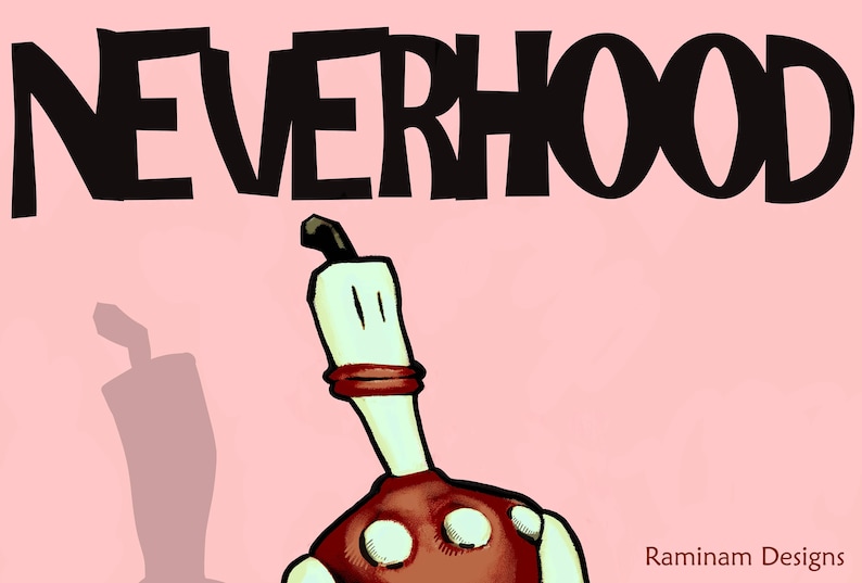 The Neverhood Poster Minimalist Video Game Art Print Best - Etsy