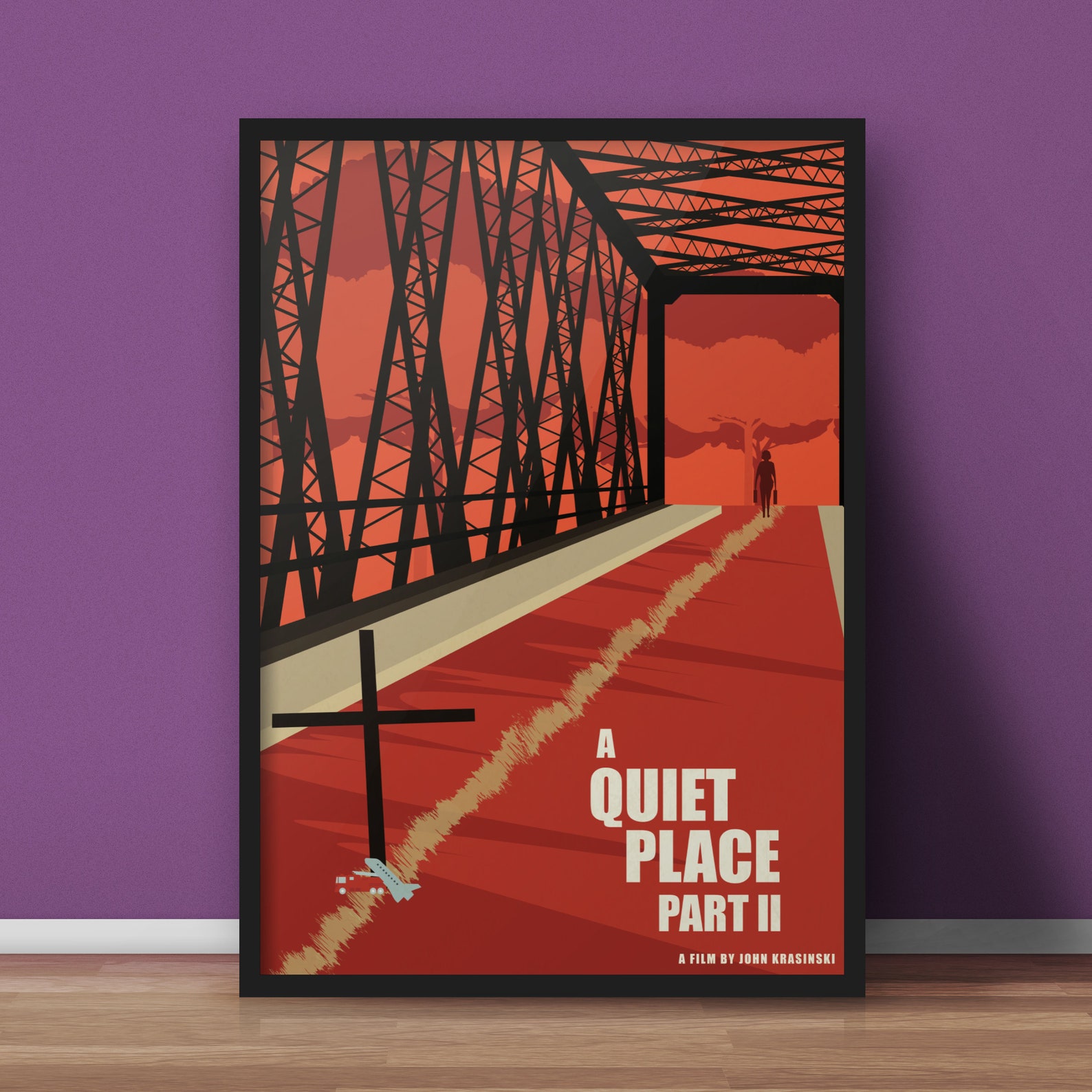 A Quiet Place Part 2 Poster Minimalist Movie Art Print Best Movie Gifts