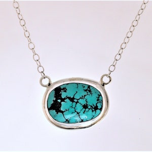 Turquoise and Sterling Silver Necklace
