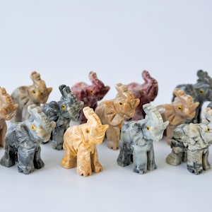 Small Soapstone Animal Carving | Owl Soapstone Sculpture | Elephant Soapstone Sculpture | Dolphin Soapstone Carving