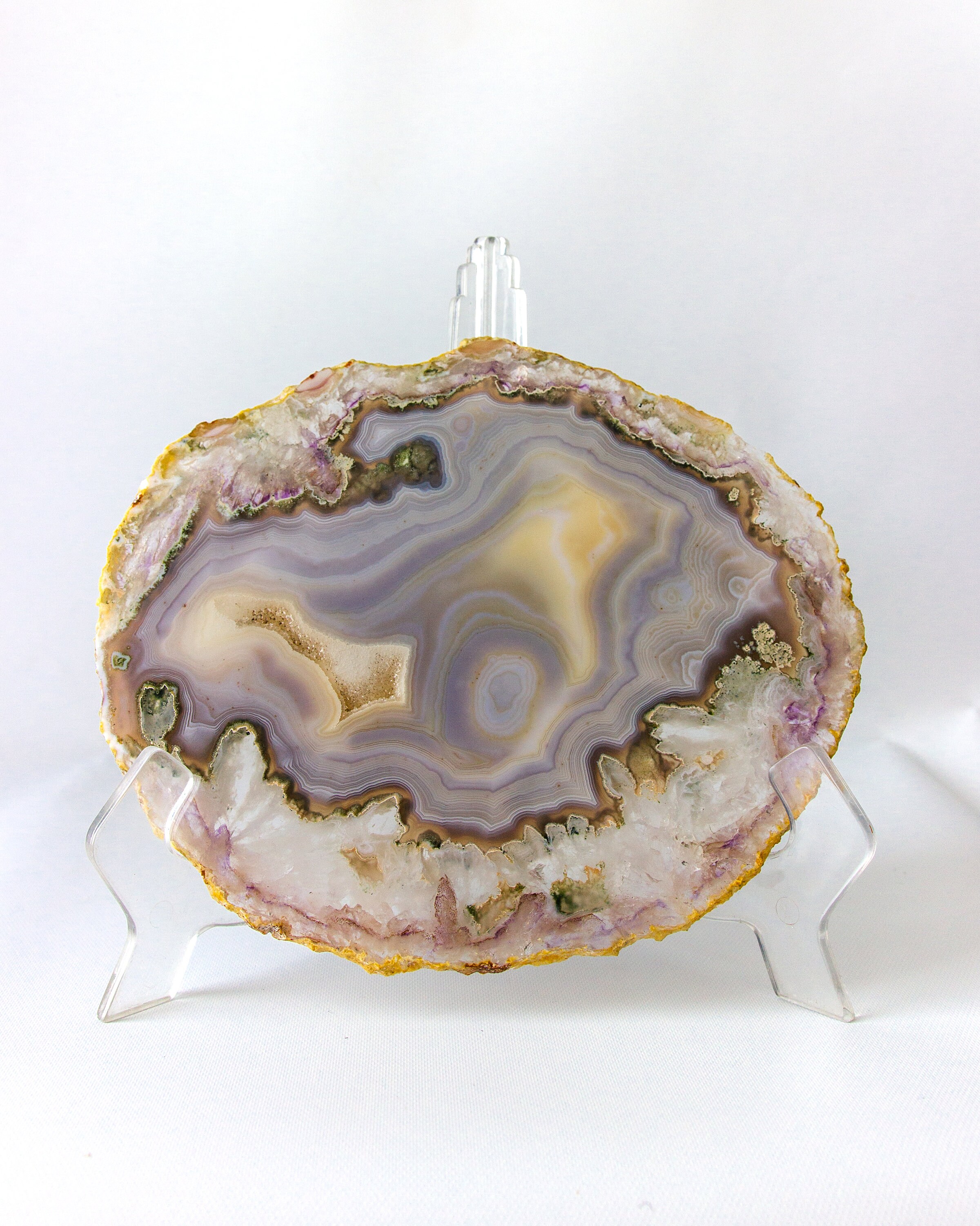 Perfectly Polished Natural Agate Plate for Home Decor Etsy