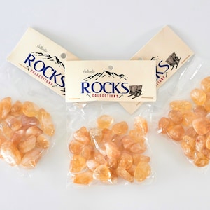 Citrine Tumbled Stones Bag - Bulk Tumbled Citrine Crystals from Brazil