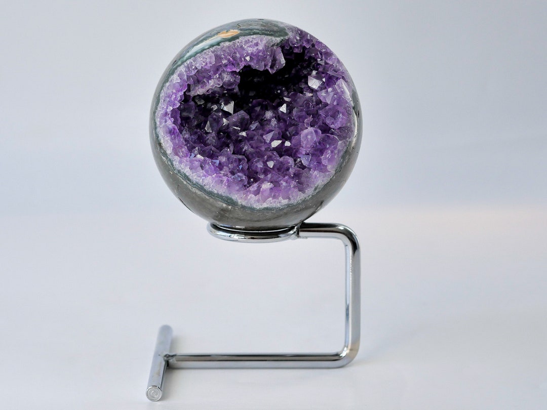Top Quality Amethyst Geode Sphere | Amethyst Crystal Ball | Crystal ...