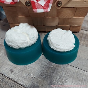 Biscuit mold, fake bake, 2 halves biscuit, soap mold, candle mold, food-grade silicone mold