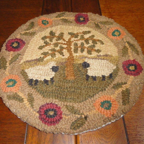 Hooked Chair Pads Etsy