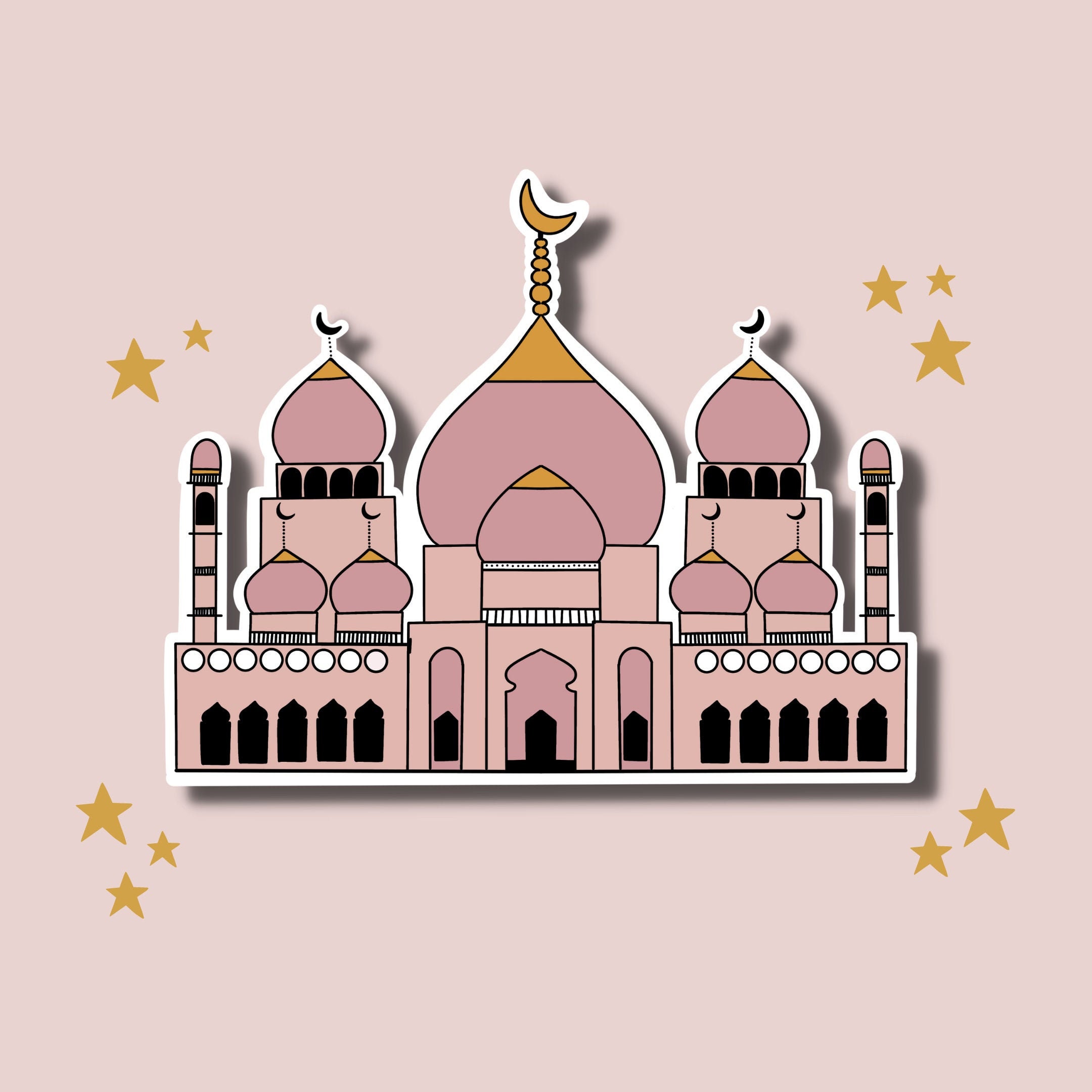 Mosque Sticker Masjid Sticker Islam Islamic Sticker - Etsy Sweden