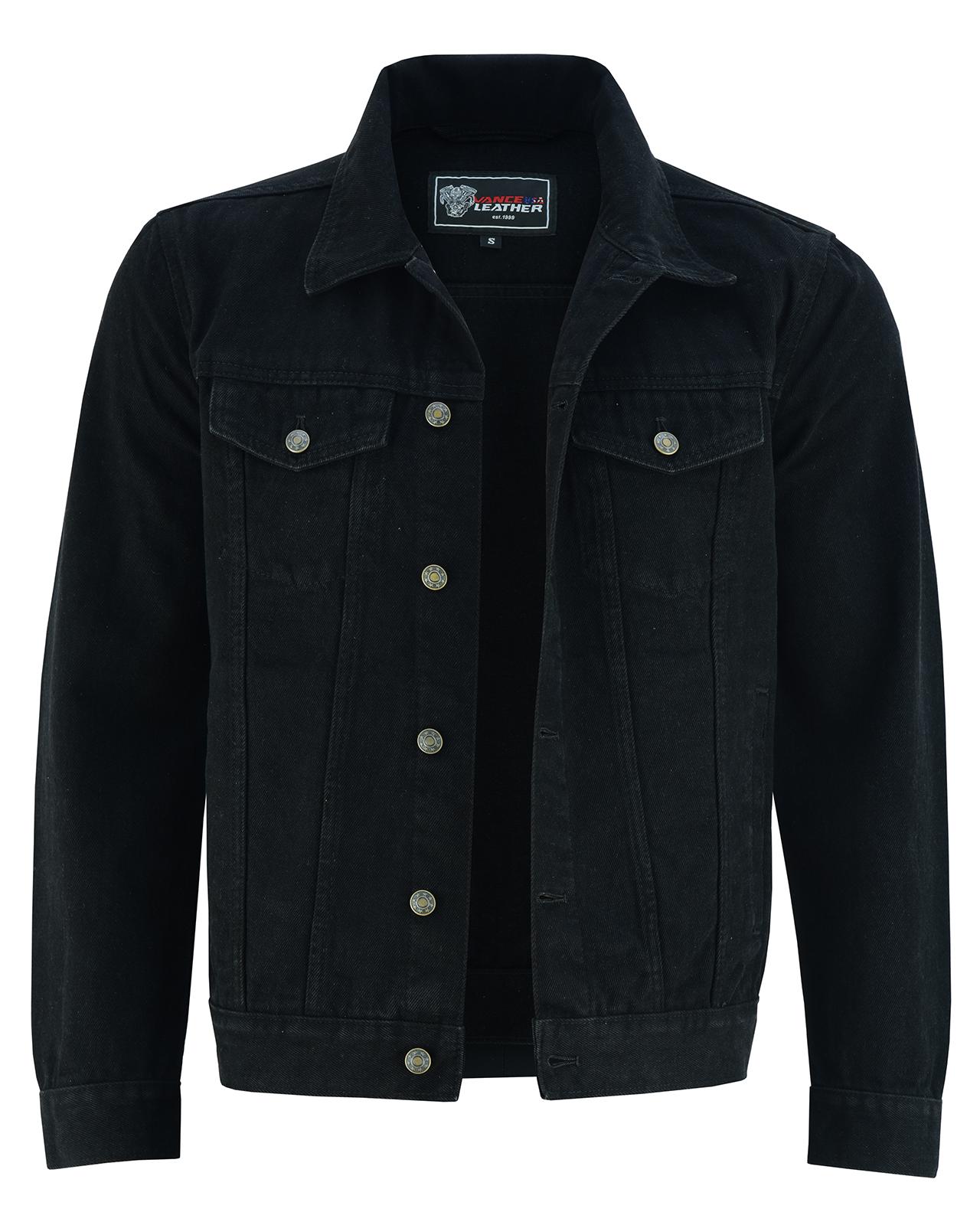 Black Jeans Jacket Men - Etsy Canada