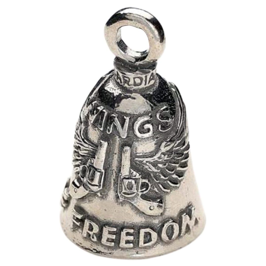 Freedom Rider Bell Guardian Bell Wings of Freedom Motorcycle Biker Bell Accessory Harley ...