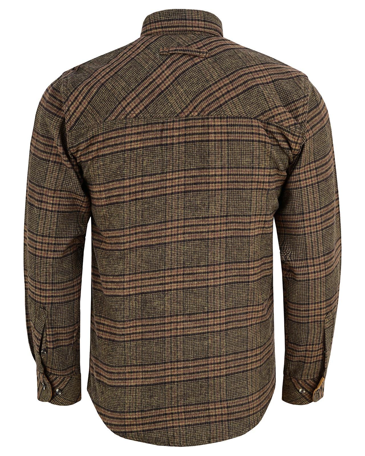 Camicia In Flanella A Quadri Uomo Locachy - Maniche Lunghe, Casuale, Cotone Scozzese - copertina