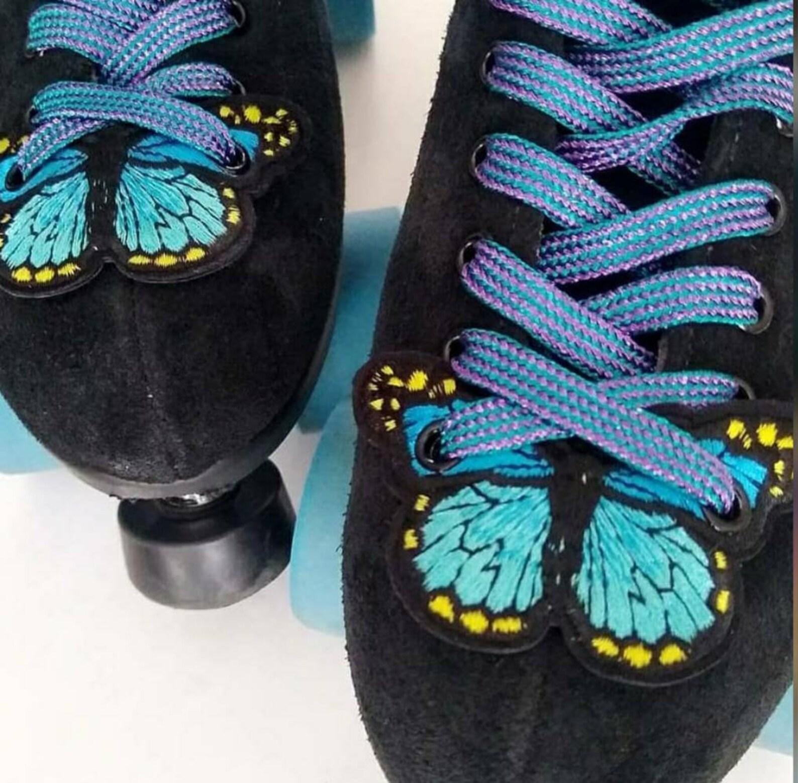 Blue Butterfly Shoe / Roller Skate Accessories / Wings Etsy