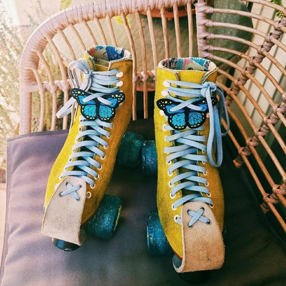 Blue Butterfly Shoe / Roller Skate Accessories / Wings Etsy