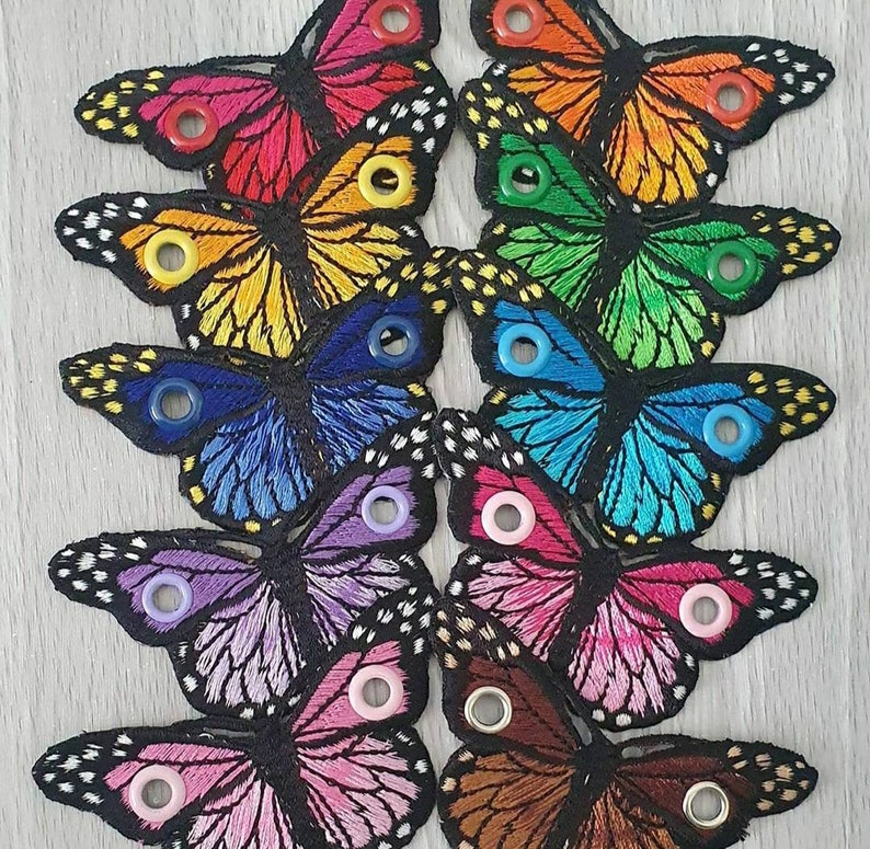 Blue Butterfly Shoe / Roller Skate Accessories / Wings Etsy