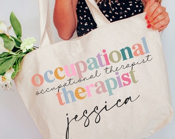 Occupational Therapy Gift Bag, Occupational Therapy Tote Bag, Occupational Therapy Appreciation, Occupational Therapy Gifts Personalized Bag