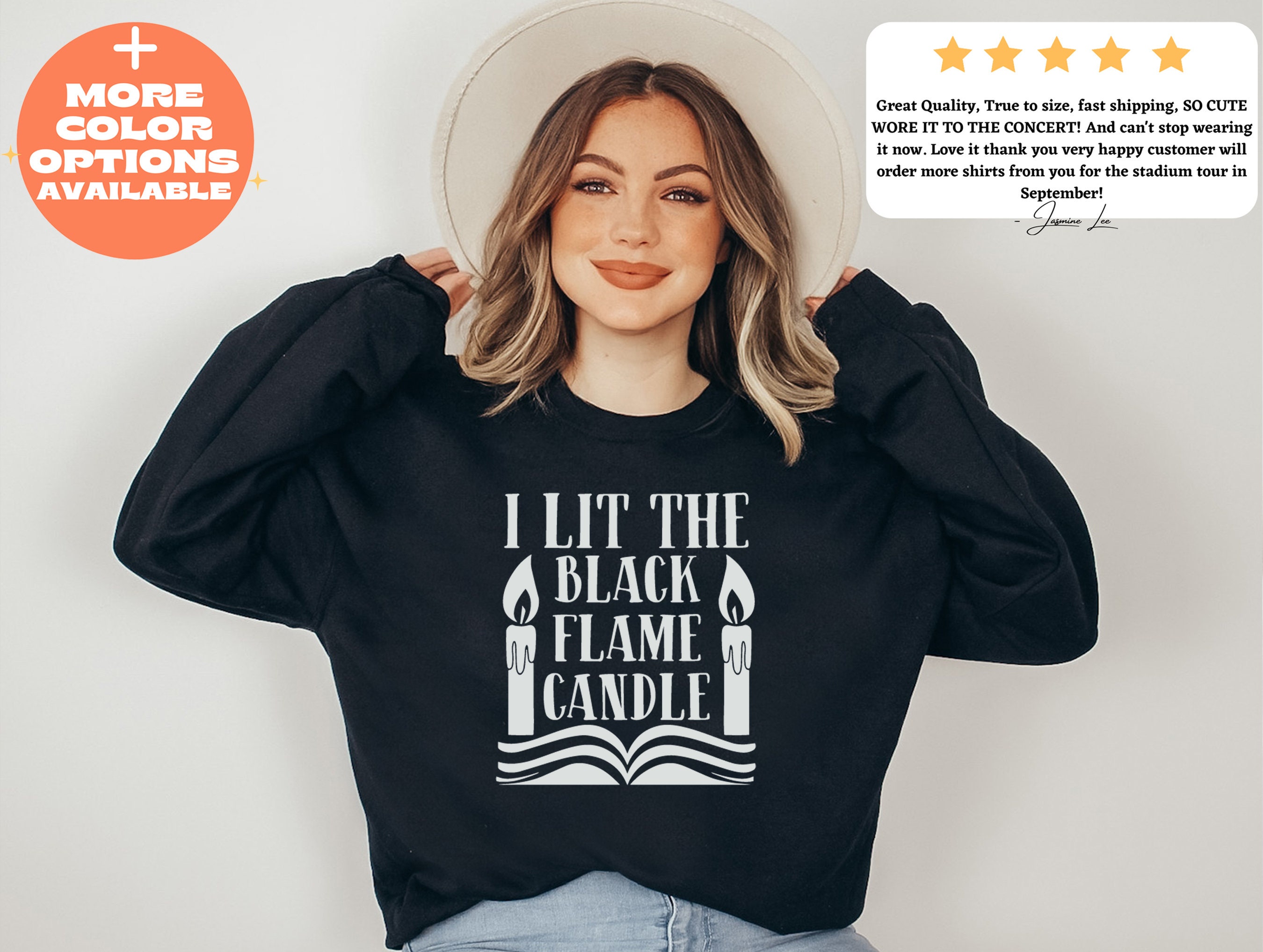 I lit the black flame hotsell candle shirt