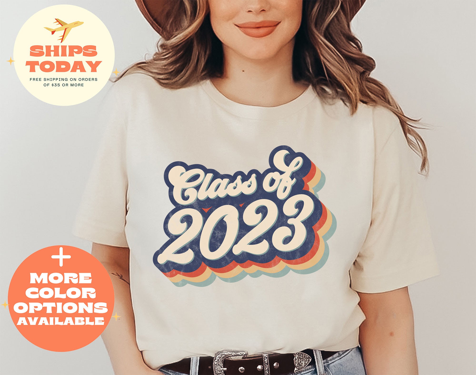 Vintage Class of 2023 Shirtretro 2023 Shirt Class of 2023 