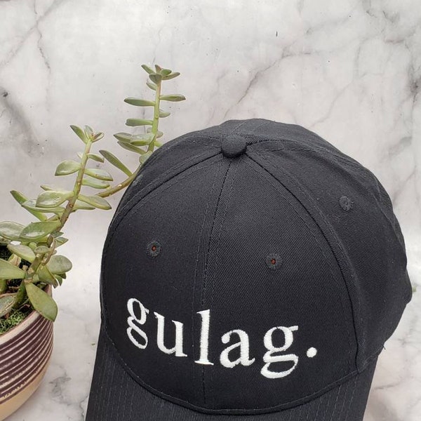 Gulag / Call of Duty Warzone / Embroidered / hats / hat / baseball cap / dad hats / dad hat / custom hats / Custom dad hats / custom caps