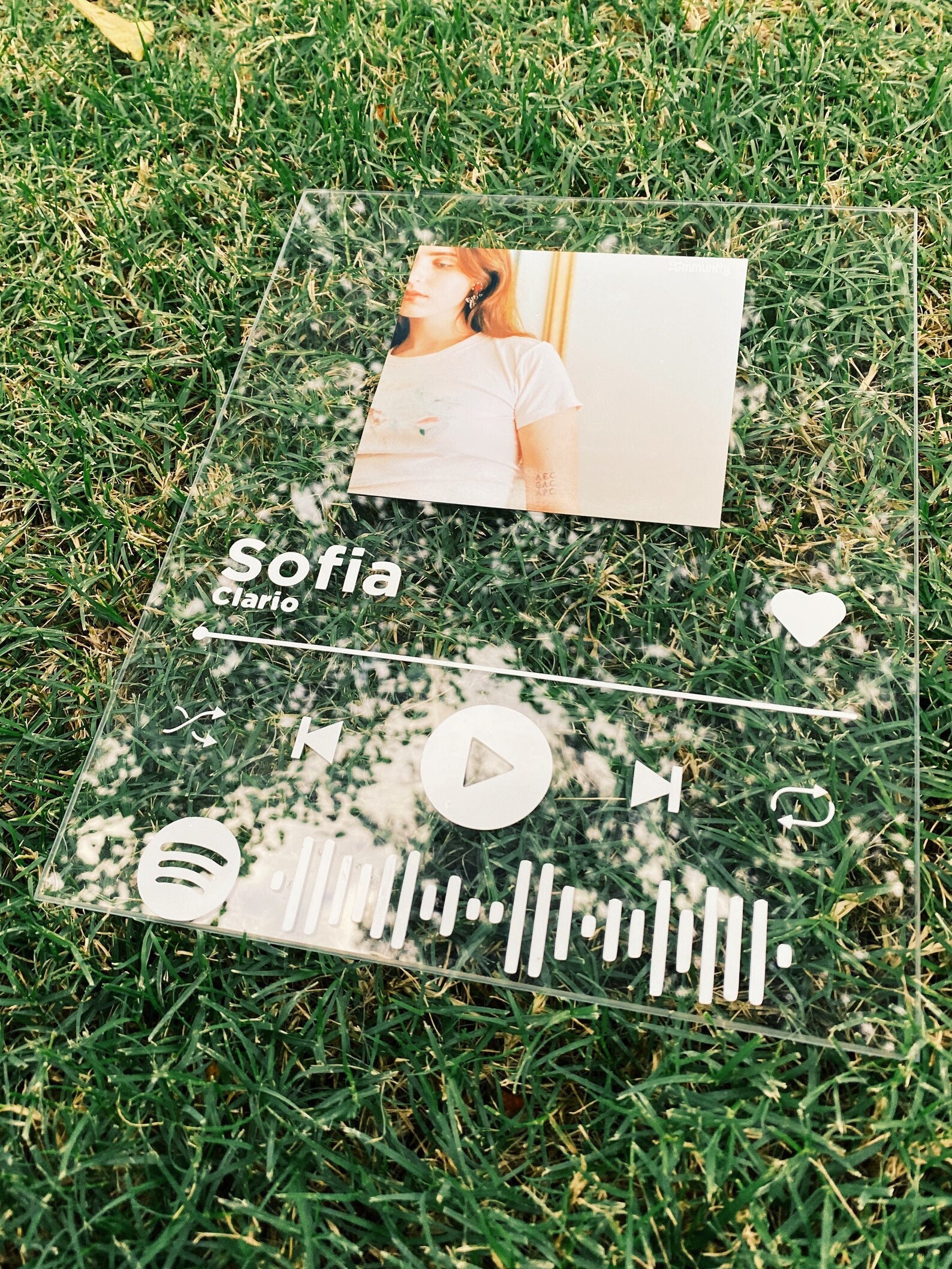 Custom Spotify Glass Album Cover Etsy