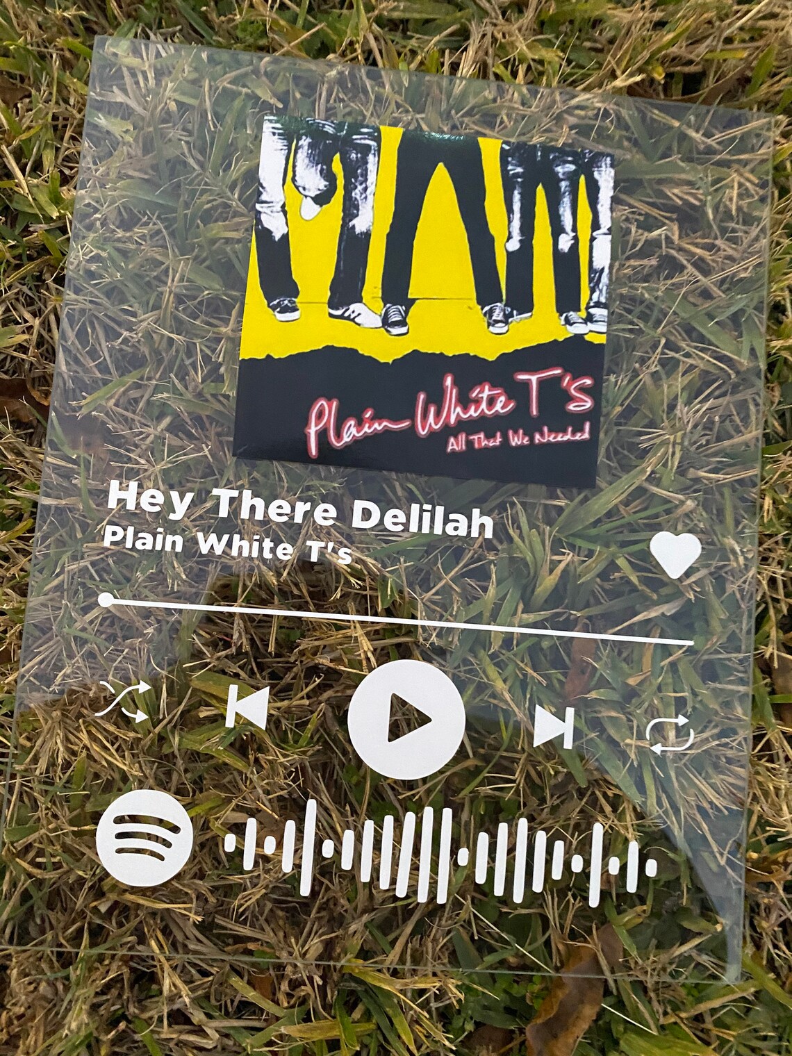 Custom Spotify Glass Album Cover Etsy