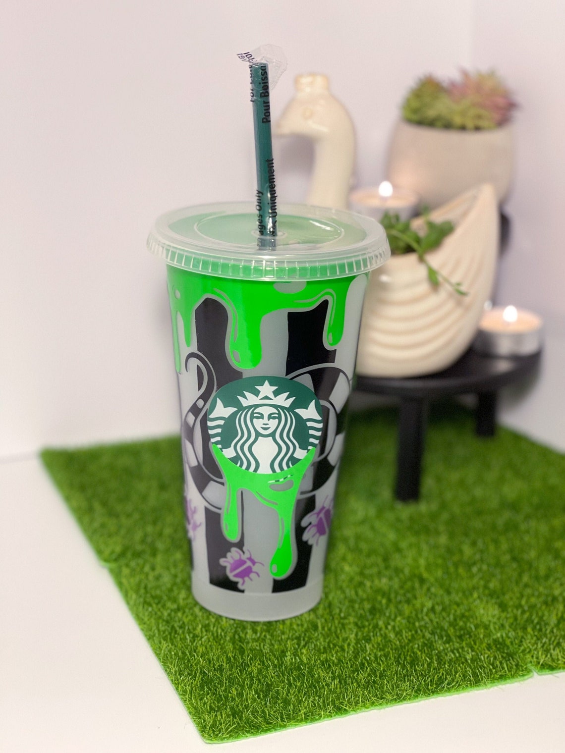 Beetlejuice Starbucks Cup Halloween Starbucks Cup Gift for Etsy
